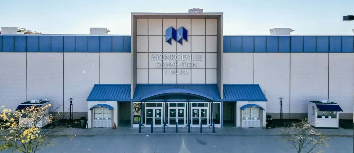 Front of the Monroeville Convention Center